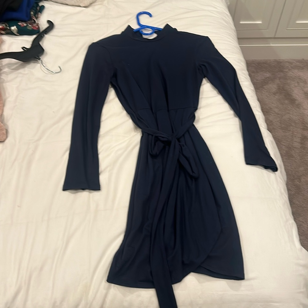 navy blue long sleeve